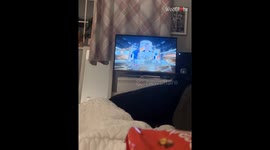 Gamer reacts joyfully in excitement after his girlfriend gets a Mbappe card on Fifa/EAFC 24