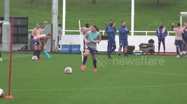 England women train ahead of Belgium clash in UK
