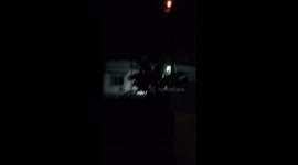 the street lamp cable got burned at midnight while no one notice