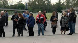 The fourth Aerolineas Argentinas flight with 247 Argentines repatriated from Israel arrived in Buenos Aires, Argentina