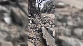 Another Gaza Neighbourhood Levelled
