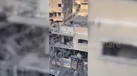 Israel Strikes Gaza's Al-Nasr Neighbourhood