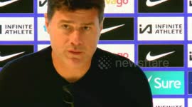 Mauricio Pochettino speaks at press conference in London, UK