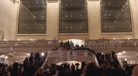 US: Hundreds Of Protesters Storm NYC Grand Central To Demand Israel-Hamas Ceasefire 6