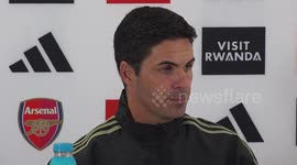 Arteta gives injury update as Jesus ruled out for 'a few weeks' at press conference in London Colney, UK