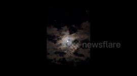 Japan: Full Hunter’s Moon Partial Lunar Eclipse Seen Across Country