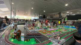Lego exhibition held in Canberra, Australia