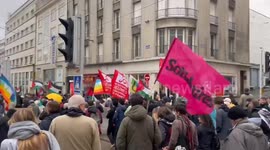 France: March Showing Support To Palestinians Held In Brest