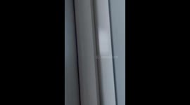 Terrifying storm swings construction worker into skyscraper