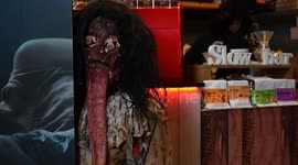 Spooky horror-themed cafe with ghoulish decorations opens in Bangkok
