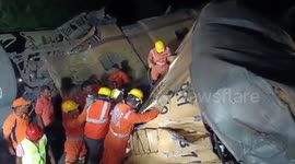Horrific train accident claims multiple lives in southern India, rescue ongoing