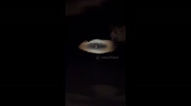 Festival crowds stunned by unbelievable 'eye of the sky' cloud formation in eastern China