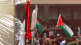 UK: Hundreds Of Thousands Join Massive Pro-Palestine Rally In London