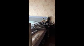 Adorable Alarm Clock: Baby Wakes Dad in China with a Surprise