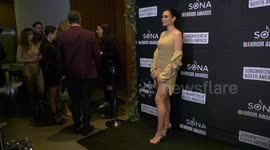 Sophie Simmons attends the 2023 SONA Warrior Awards red carpet in LA, USA