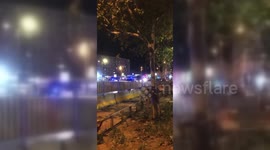 Lyon's Team Bus Attacked Before Marseille Match in Lyon, France