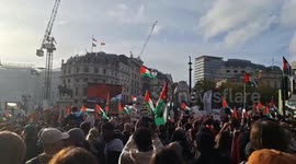 UK: Hundreds Of Thousands Join Massive Pro-Palestine Rally In London 2
