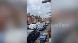 Ambulance stuck in 'carnage' traffic during gas works