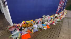 Fans continue to leave tributes at arena where hockey player died
