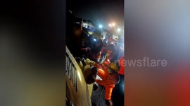 India Andhra Pradesh train crash kills 13 and injures dozens