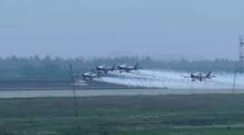 Italian pilot couple's