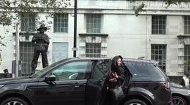 Ministers arrive for Cobra meeting on domestic threat linked to Hamas and Israel war in London, UK