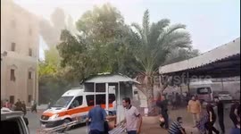 Northern Gaza Hospital Suffers Israeli Bombing