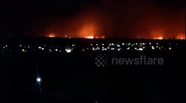 Argentina: Wildfire Aggravated By Zonda Wind In Luján De Cuyo, More Than 80 Evacuated