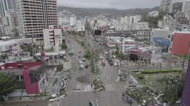 Acapulco Mexico category 5 storm, after Hurricane Otis passed through Acapulco