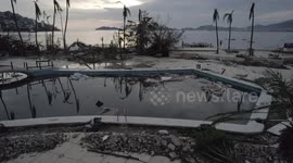 Otis made landfall on the coast of Acapulco as a category 5 storm. Acapulco Mexico category 5 storm,