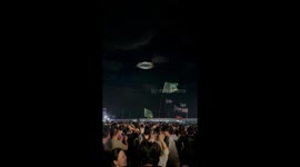 Mysterious lunar halo baffles concert-goers in China