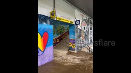 Italy: Flooding Hits Milan After Violent Storm Brings Heavy Rain Overnight