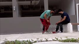 Boyfriend pretends to be injured before pulling surprise proposal