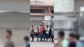 Gaza war: Palestinians join long queues for bread as territory runs out of supplies