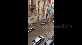 Italy: Flooding Hits Milan After Violent Storm Brings Heavy Rain Overnight 9