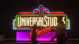 Universal Studios Hollywood gets ready for Halloween in Los Angeles, CA, USA