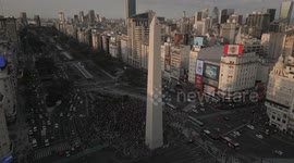 Hundreds dressed as Spider-Man attempt to break world record in Argentina