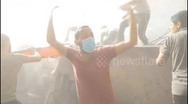 Children among survivors pulled from rubble after deadly blast in Jabalia refugee camp