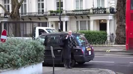 Dominic Cummings arrives at Covid Inquiry in London, UK