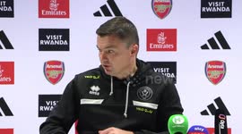 Arsenal 5-0 Sheffield United: Paul Heckingbottom press conference in UK