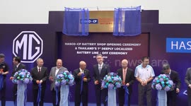 Chinese carmaker SAIC Motor opens first EV battery plant in Thailand