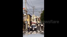 Japan: Barricade Situation At Post Office After Hospital Shooting In Saitama 3