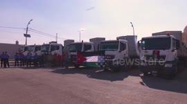 Jordan sends medical supplies to Palestinians