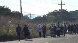 Immigration crisis in the U.S.: thousands march in caravan in search of the