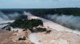 Iguazu Falls closed to public as heavy rain causes extreme water levels