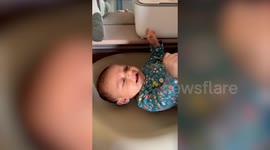 'World's youngest talking baby' says