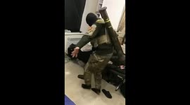 Dancing to the new year beat in Donetsk, Ukraine