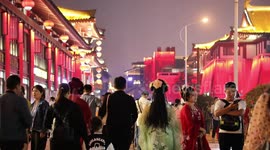 China's ancient capital Xi'an witnesses Hanfu craze