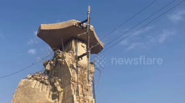 Aftermath after Israeli arrest raid on Jenin refugee camp in the West Bank