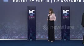 Michelle Donelan welcomes international counterparts to AI safety summit in Milton Keynes, UK